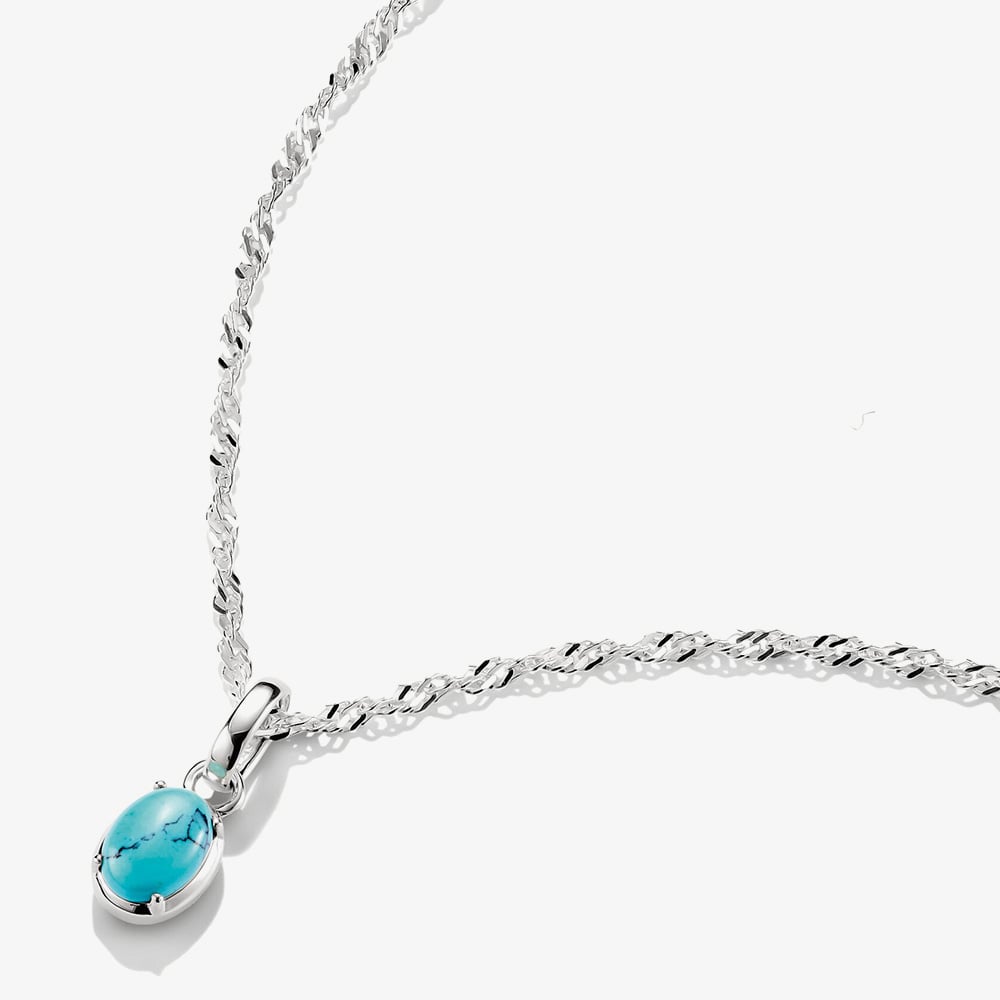 THOMAS SABO Charm Club Connect December Birthstone Charm CC1340-404-17