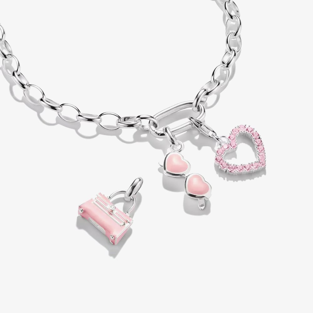 THOMAS SABO Charm Club Connect Tokyo Crush Pink Sunglasses Charm CC1302-007-9