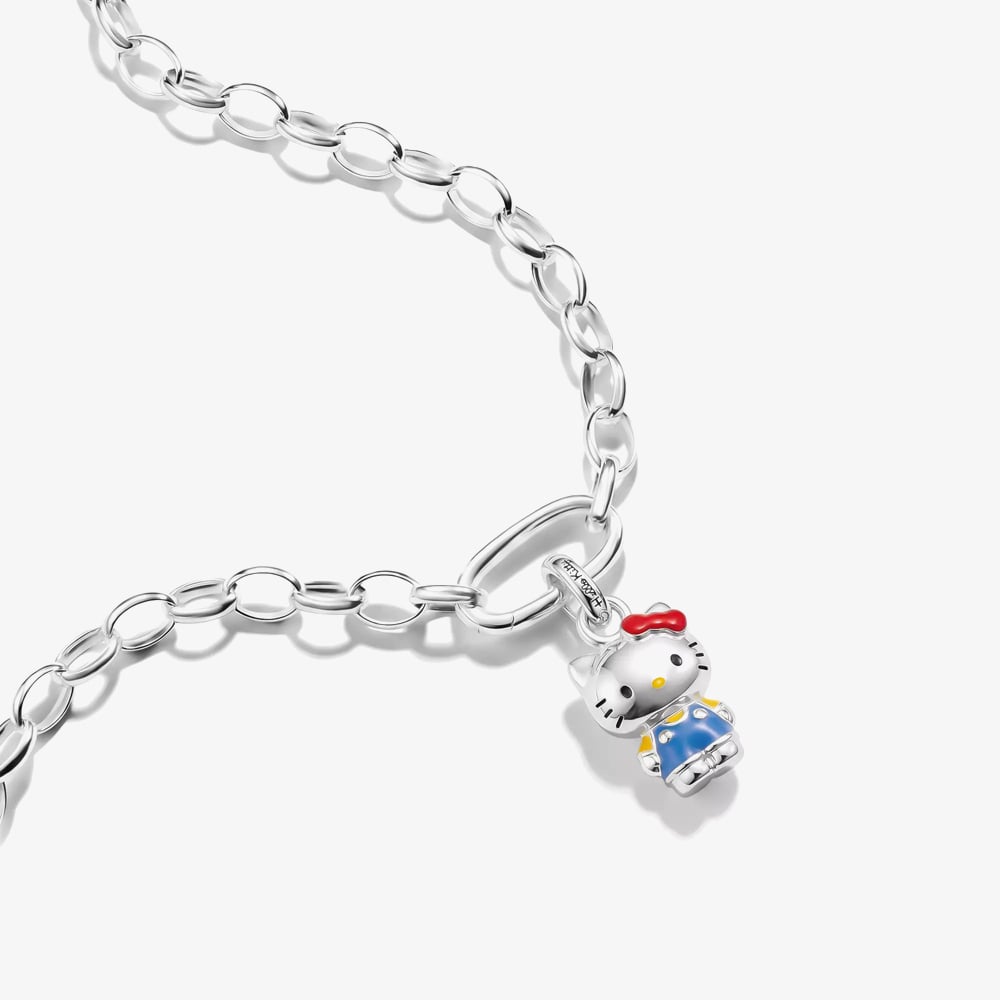 THOMAS SABO Charm Club Connect Hello Kitty Blue Charm CC1356-M06-7