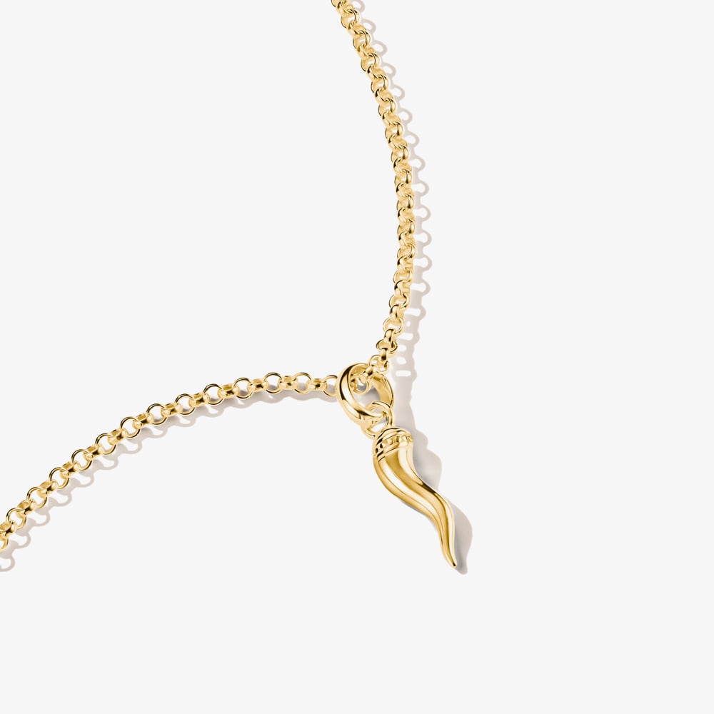 THOMAS SABO Charm Club Connect 18ct Yellow Gold Plated Cornichello Charm CC1328-M01-39