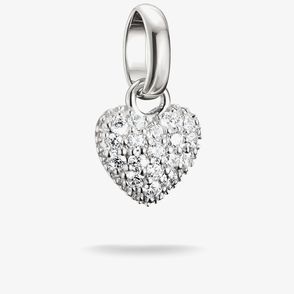THOMAS SABO Charm Club Connect Hello Kitty Pave Cubic Zirconia Heart Charm CC1370-M02-14