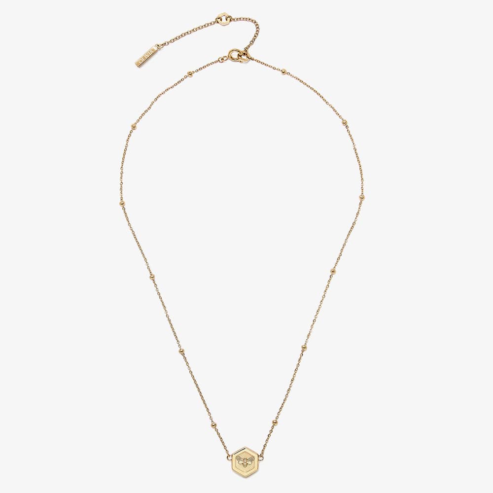 Olivia Burton Signature Minima Bee Gold Plated Necklace 24100096