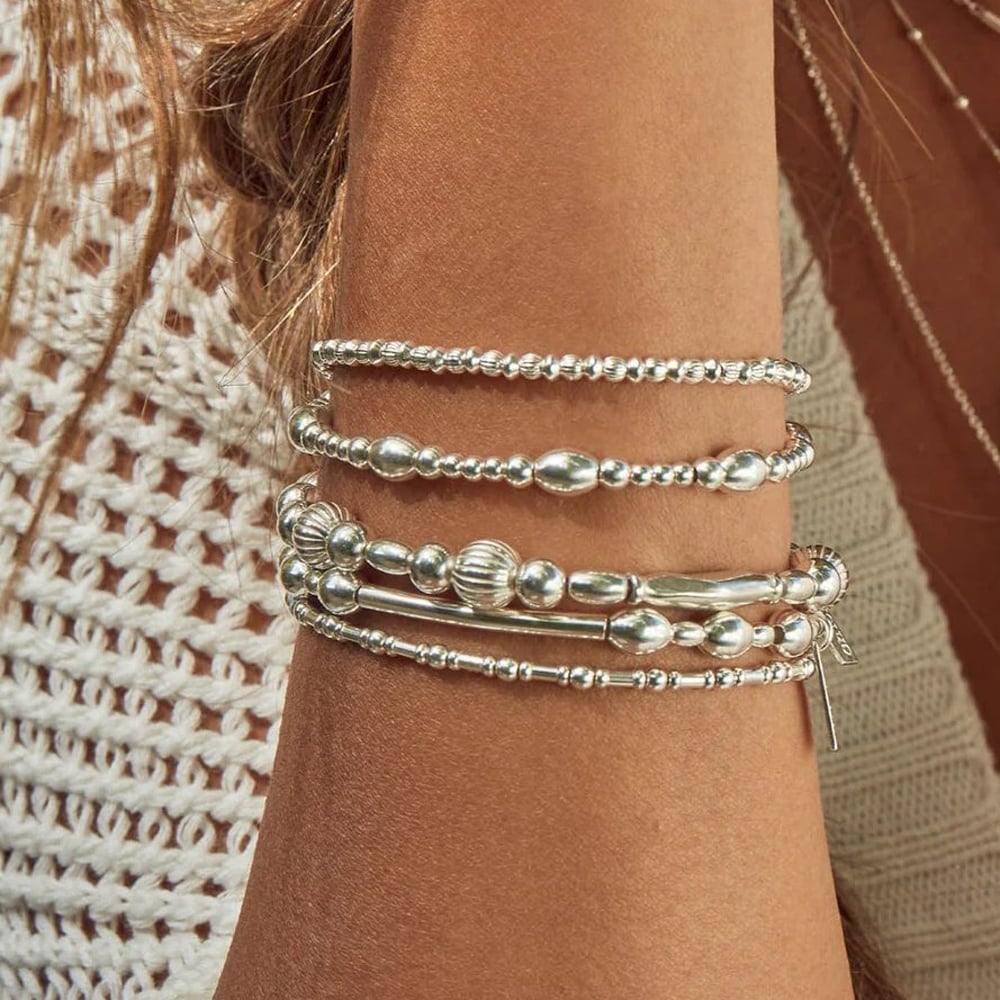 ChloBo Ladies Silver Rhythm Of Water Bracelet SBRHYTHM