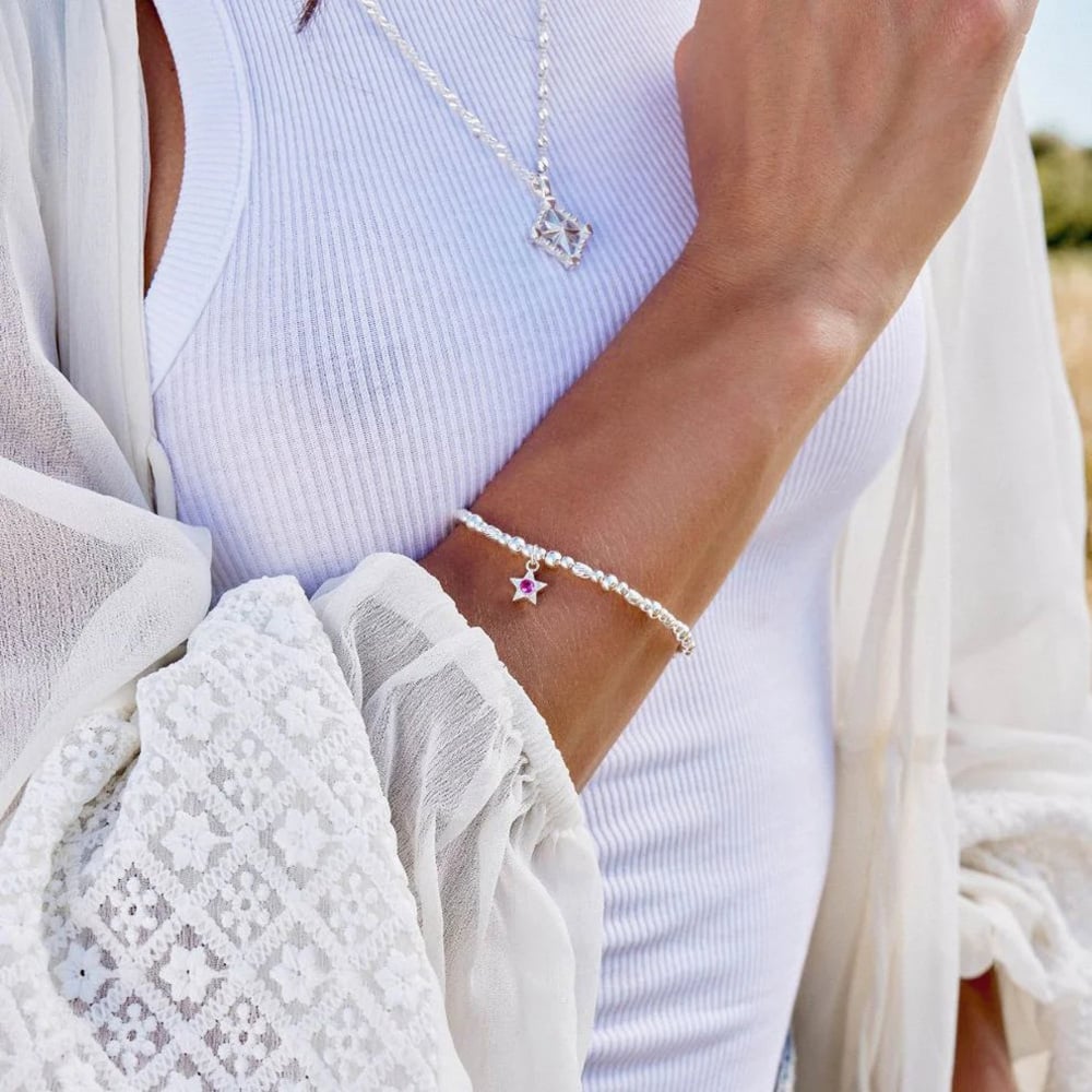 ChloBo Sterling Silver July Birthstone Bracelet SBBCB3492