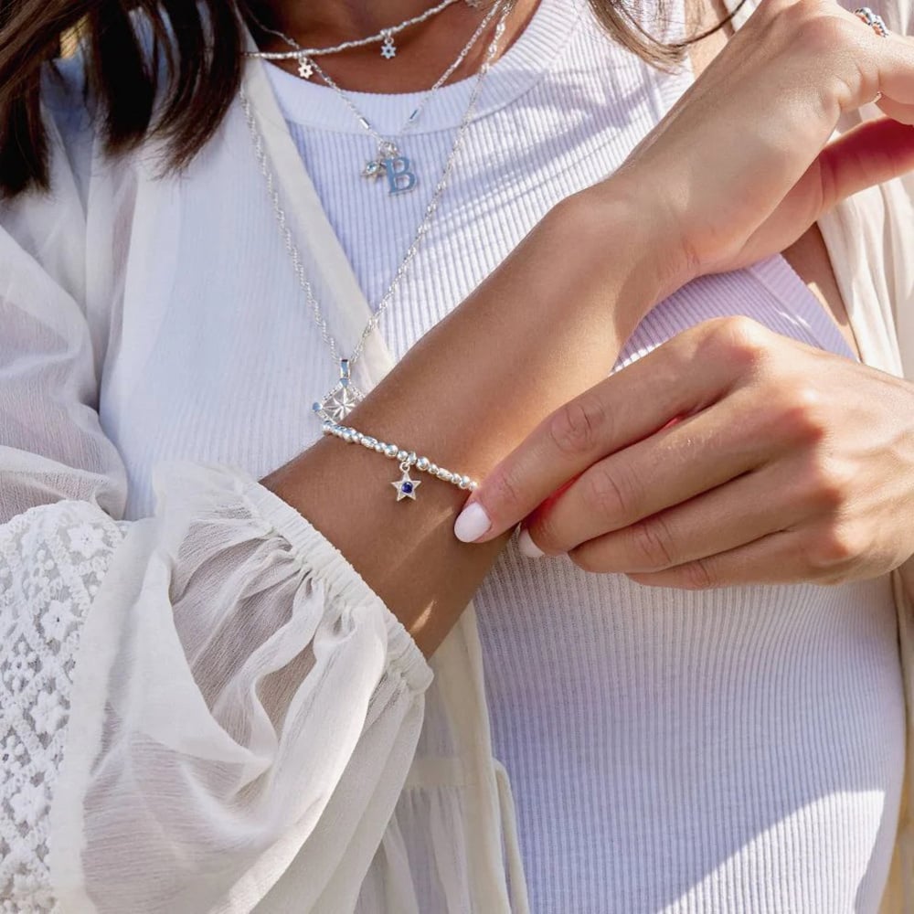 ChloBo Sterling Silver September Birthstone Bracelet SBBCB3496