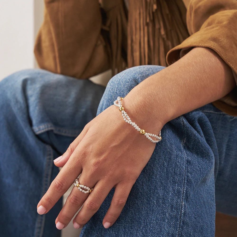 ChloBo Mixed Metal Entwined Bracelet GMBDCC