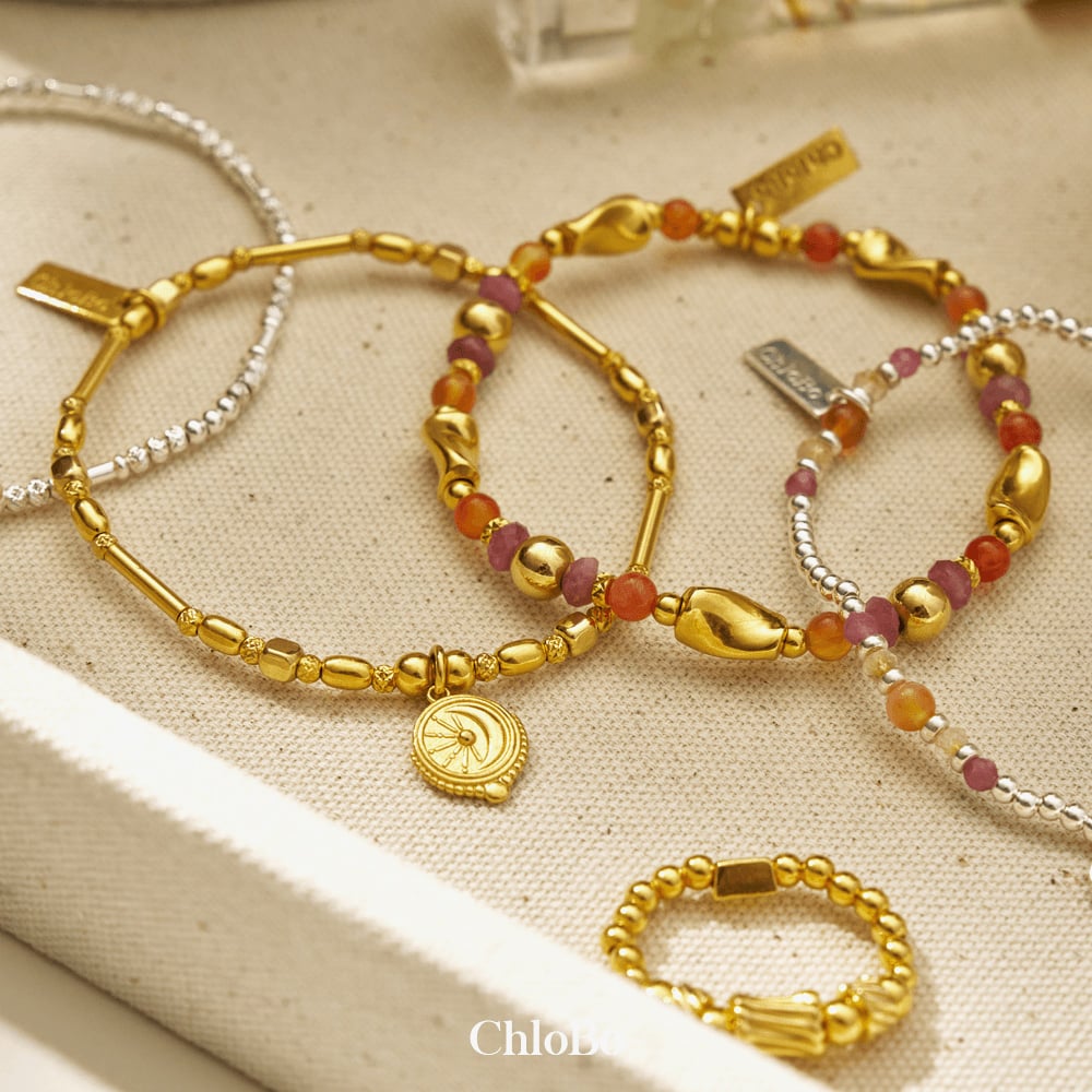 ChloBo New Horizons 18ct Gold Plated Bracelet GBTNO3579