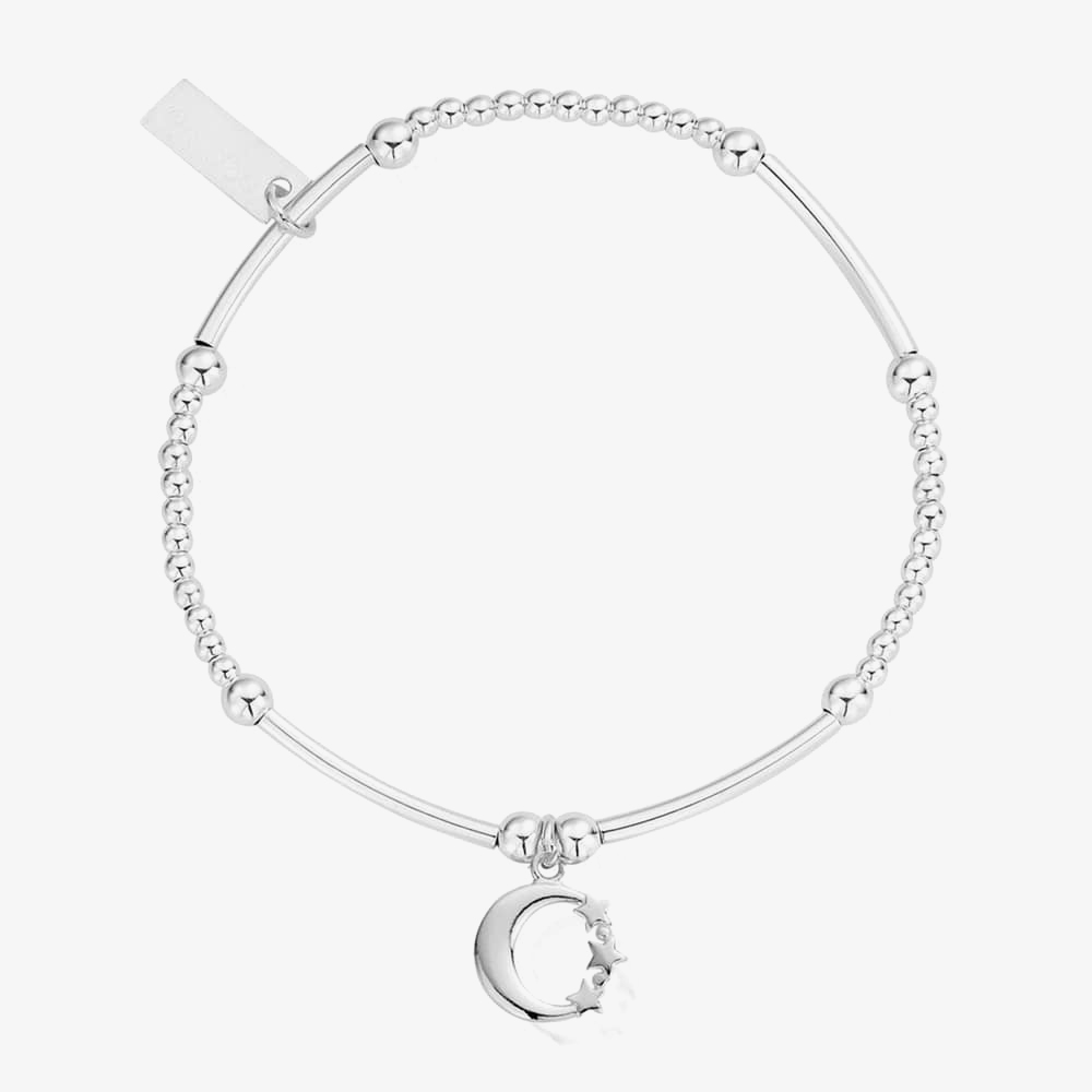ChloBo Cute Mini Moon & Stars Bracelet SBCM580