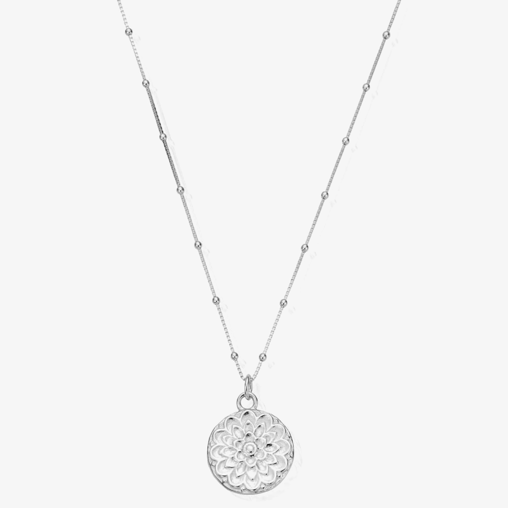 ChloBo Cherabella Moon Flower Pendant SNBB721
