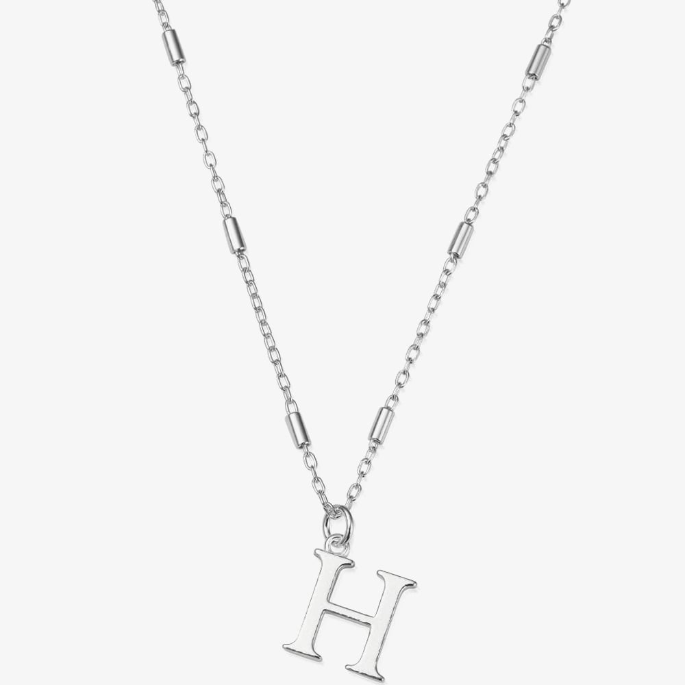 Product photograph of Chlobo Iconic Silver Initial H Necklace Sncc4040h from The Jewel Hut