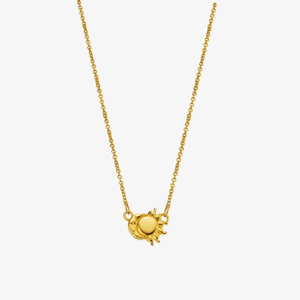 ChloBo Rhythm Of Renewal 18ct Gold Plated Necklace GN3593