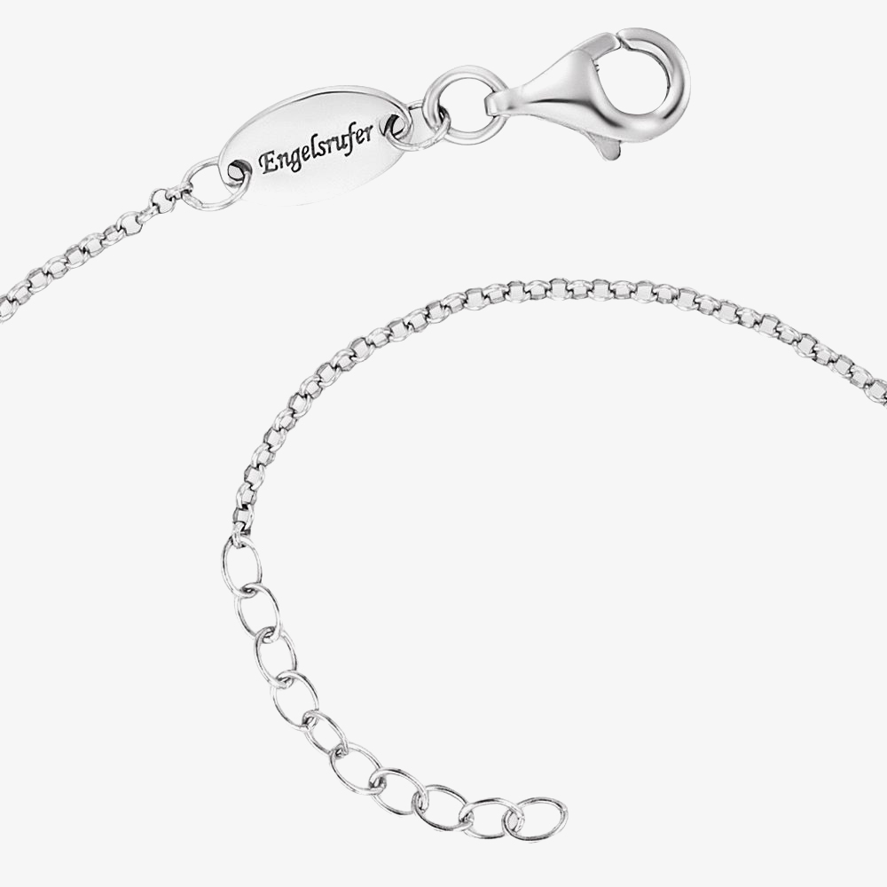 Angel Whisperer Silver Tear of Heaven Flower Of Life Bracelet ERB-TEARLIFL-RQ-ZI