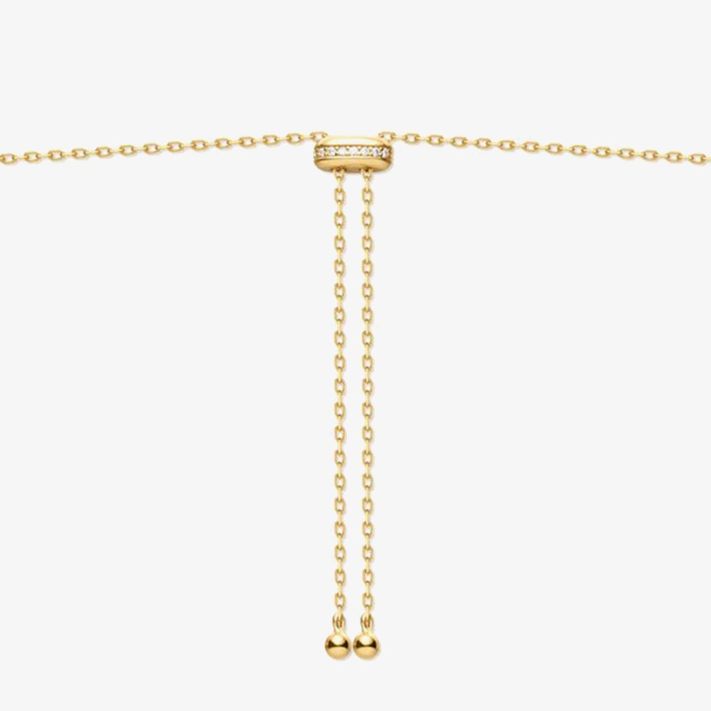 Ania Haie Miss Dainty 14ct Gold Plated Multi Cubic Zirconia Necklace N065-06G