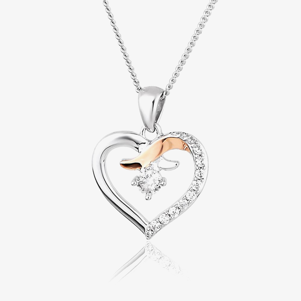 Product photograph of Clogau Kiss Pendant 3scgkp from The Jewel Hut