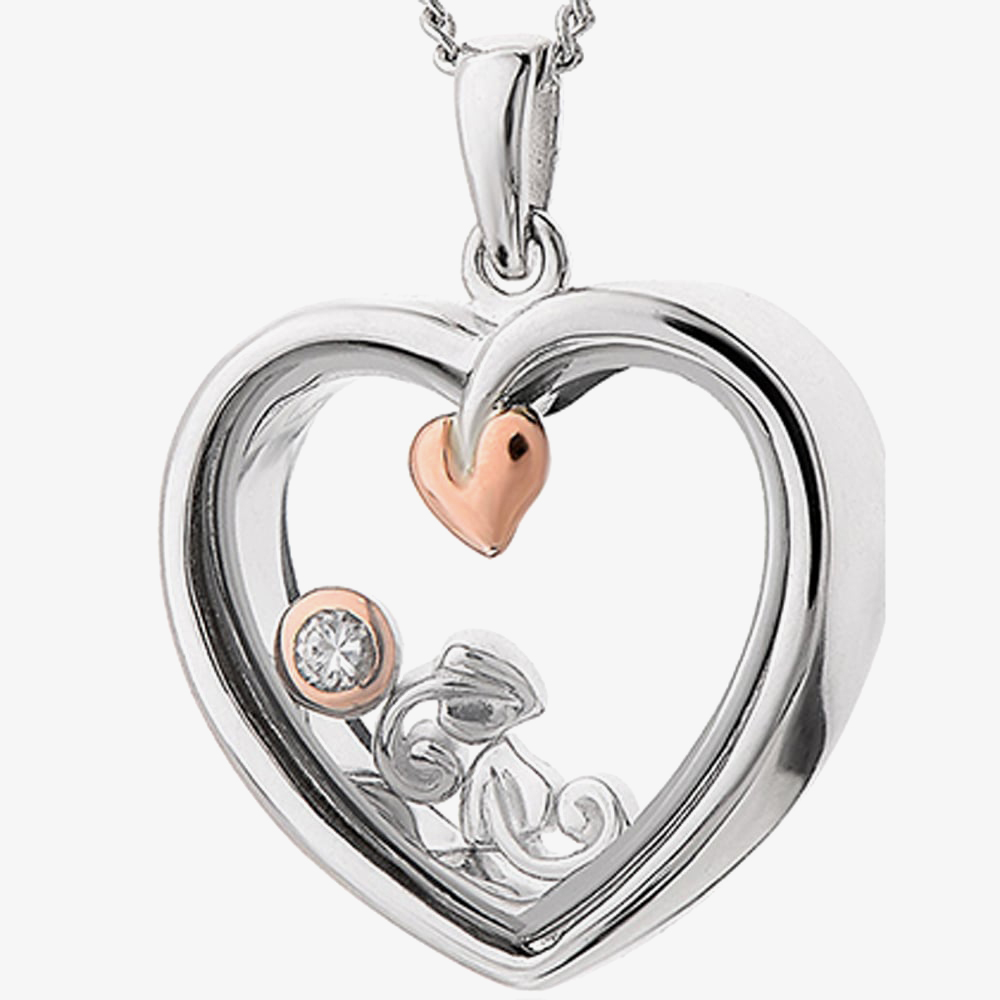 Clogau Tree of Life Heart Inner Charm Pendant Necklace 3SICLP14