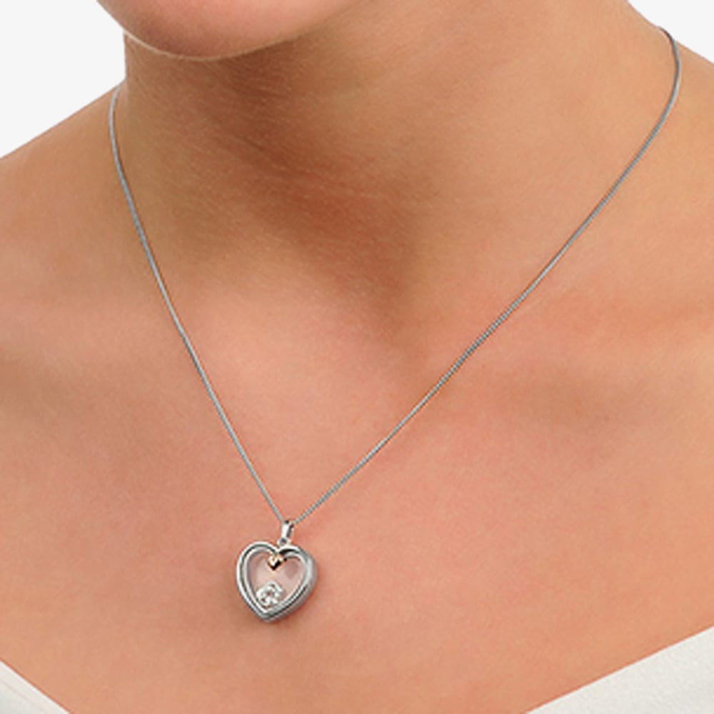Clogau Tree of Life Heart Inner Charm Pendant Necklace 3SICLP14
