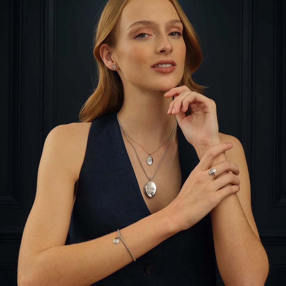 Clogau Natures Wonder Forget Me Not Necklace 3SFMN0619