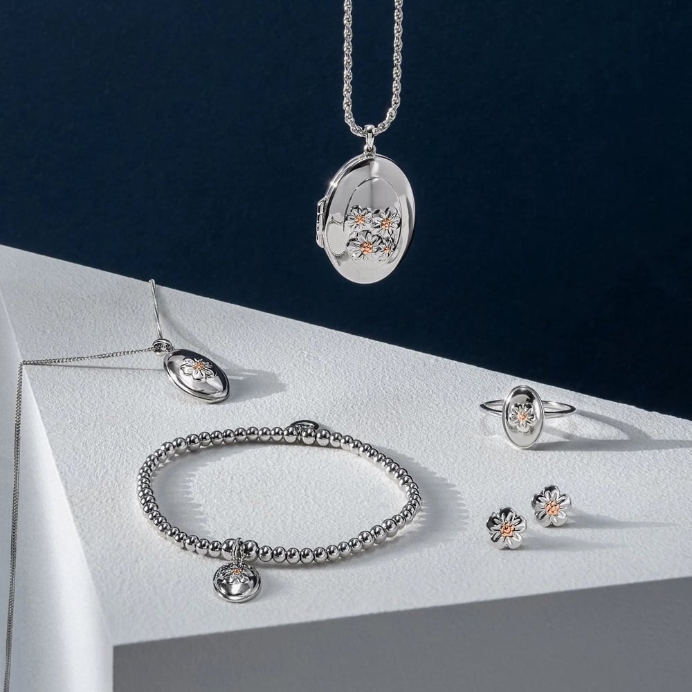 Clogau Natures Wonder Forget Me Not Necklace 3SFMN0619
