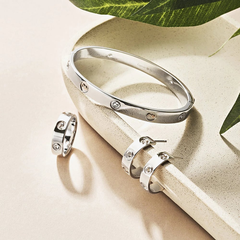 Clogau Sterling Silver Insignia Topaz Bangle 3SINS842