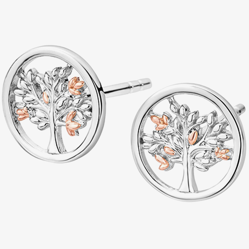 Product photograph of Clogau Tree Of Life Stud Earrings 3sntlcse from The Jewel Hut