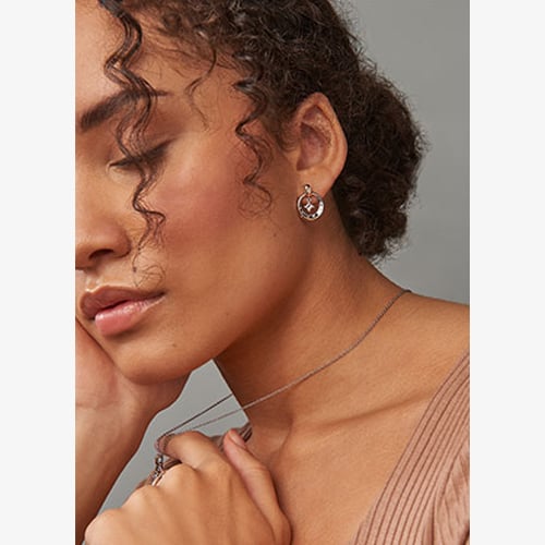 Clogau Stars of the Llyn Peninsula White Topaz Drop Earrings 3SAYN0262