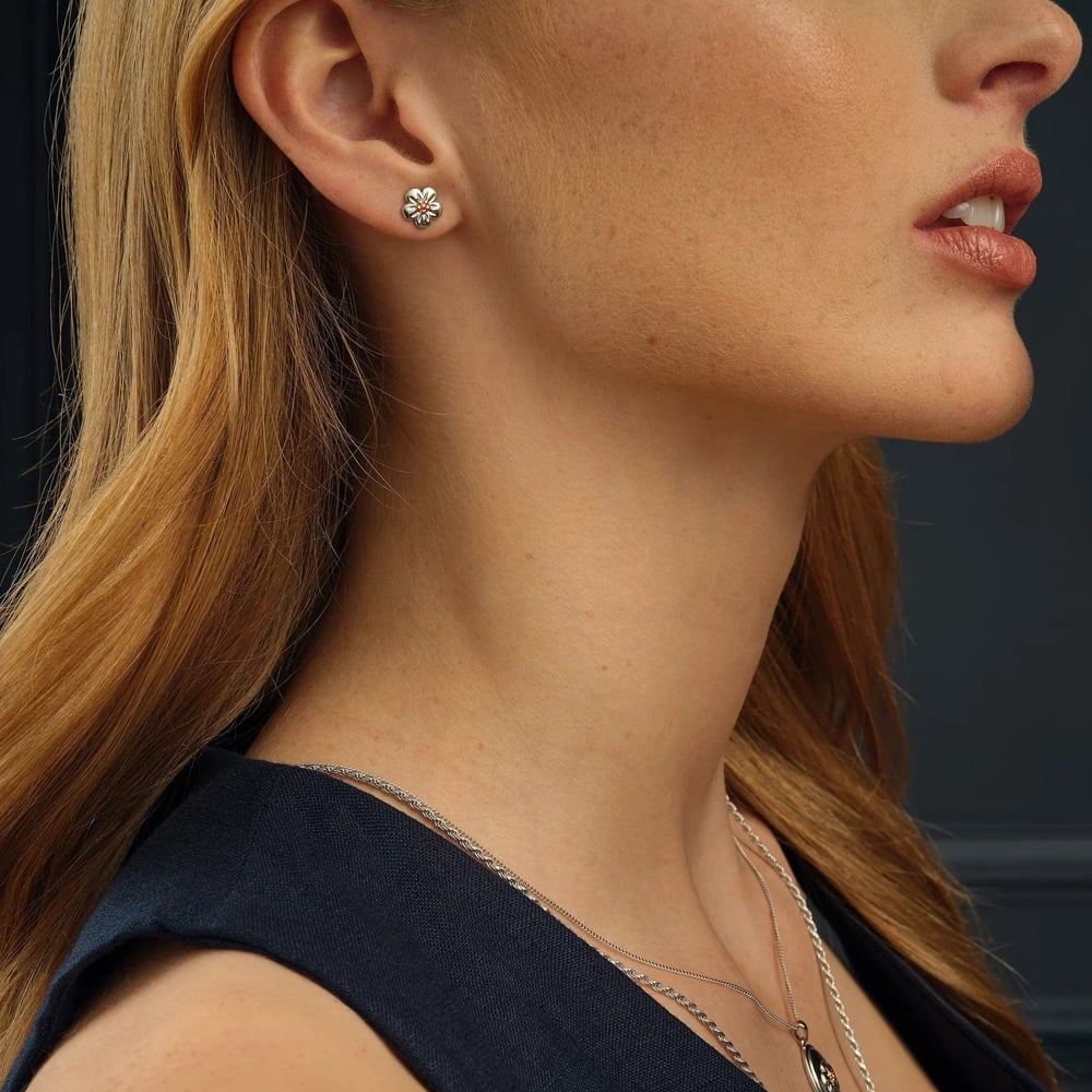 Clogau Forget Me Not Stud Earrings 3SFMN0621