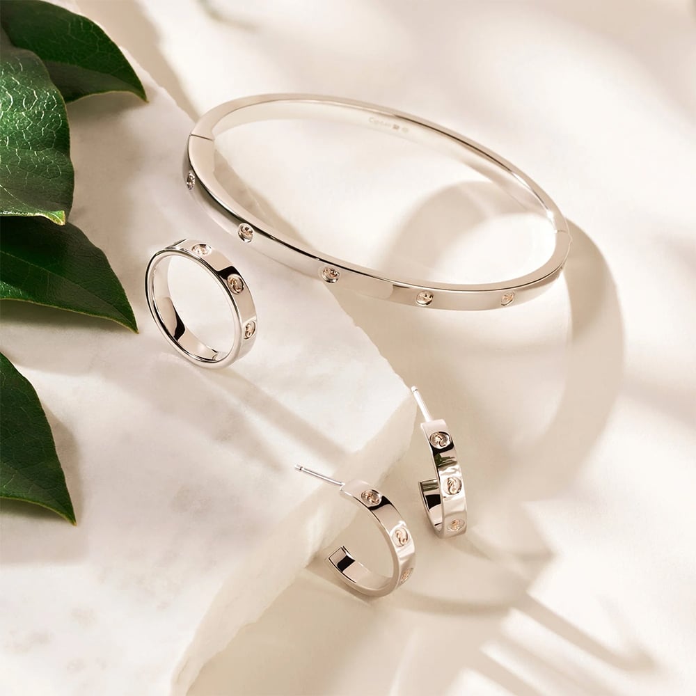 Clogau Ladies Insignia Sterling Silver Slim Half Hoop Earrings 3SINS850