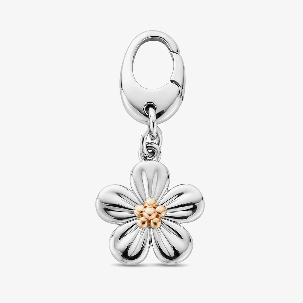 Clogau Insignia Sterling Silver Forget Me Not Charm 3SFMN878