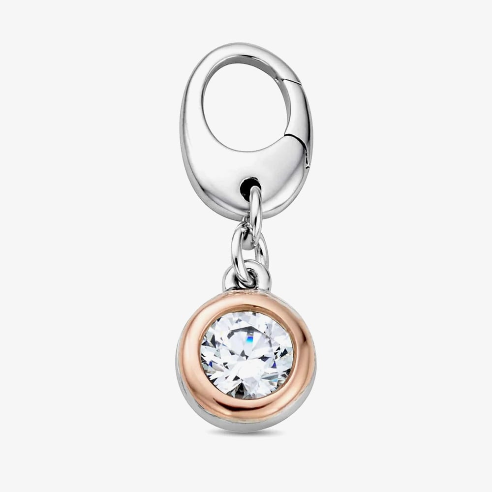 Clogau Insignia Sterling Silver &amp; Swarovski Crystal Celebration Charm 3SCEL998