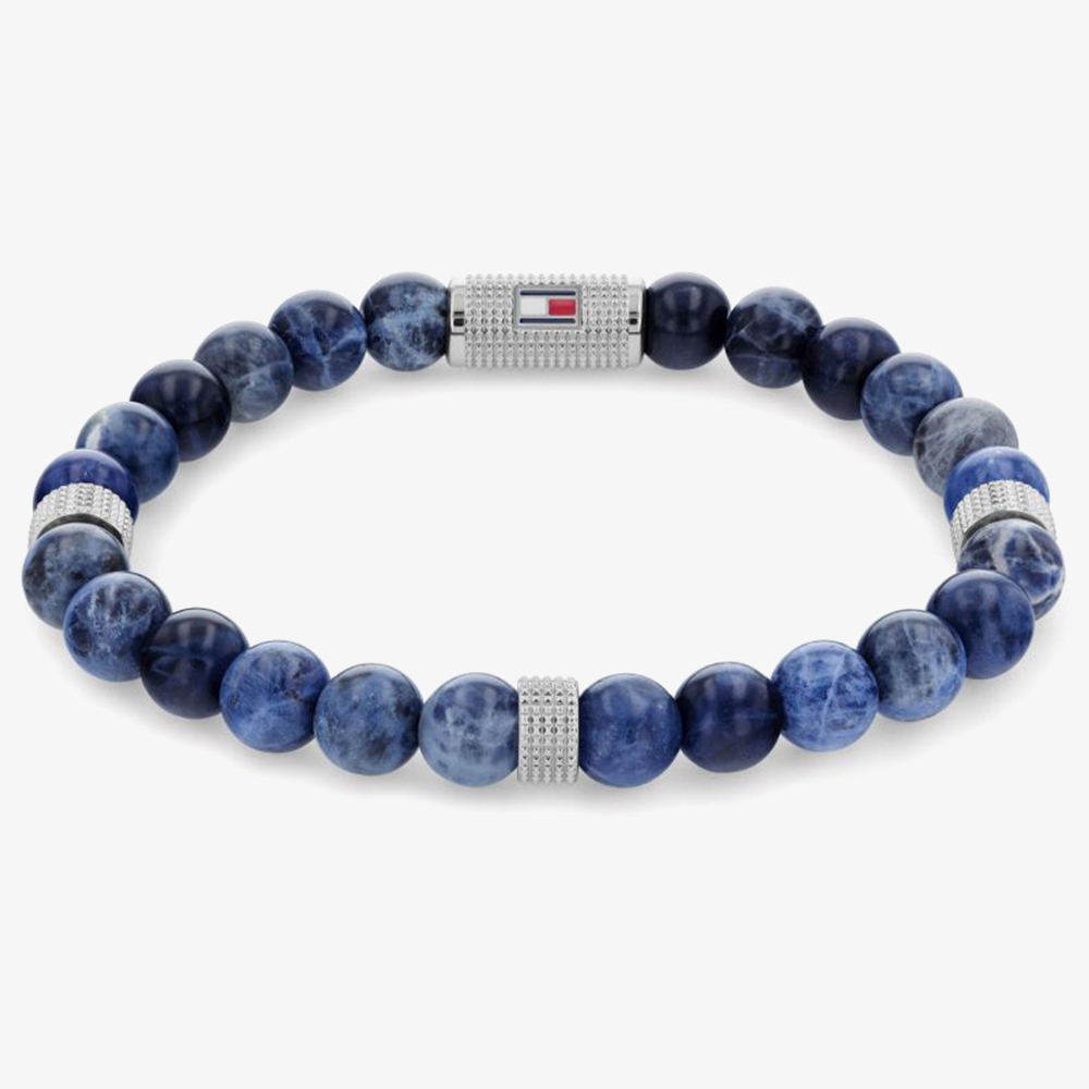 Tommy Hilfiger Blue Beaded Stone Bracelet 2790436