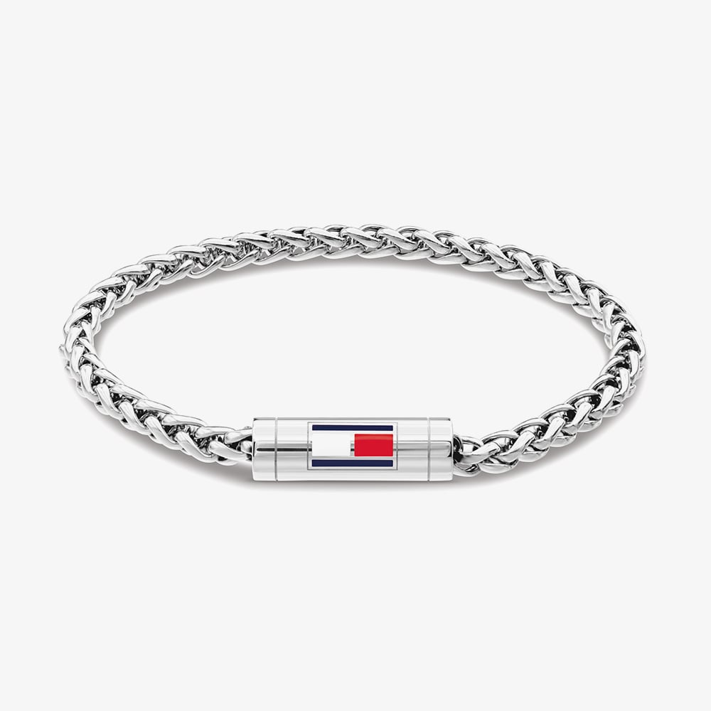 Tommy Hilfiger Stainless Steel Plaited Chain Bracelet 2790743