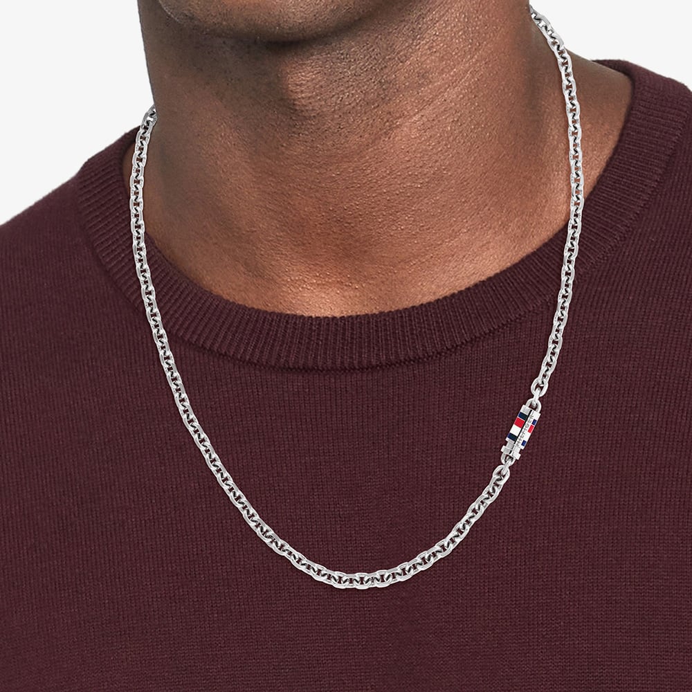 Tommy Hilfiger Bruce Stainless Steel Logo Chain 2790650