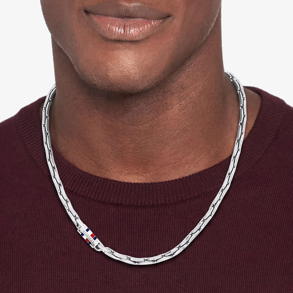 Tommy Hilfiger Stainless Steel Logo Clasp Chain 2790745