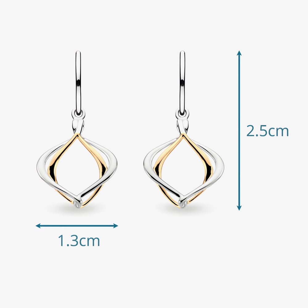 Kit Heath Alicia Golden Petite Drop Earrings 60018GRP