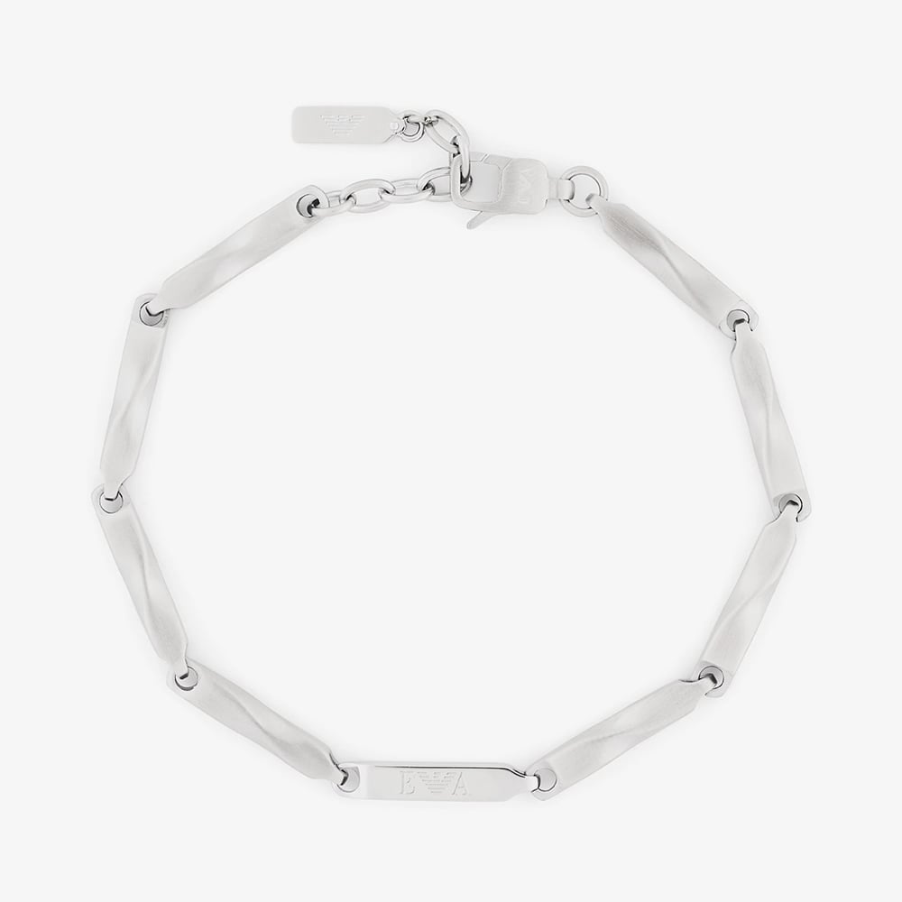 Emporio Armani Stainless Steel Twisted Link Chain Bracelet EGS3367040