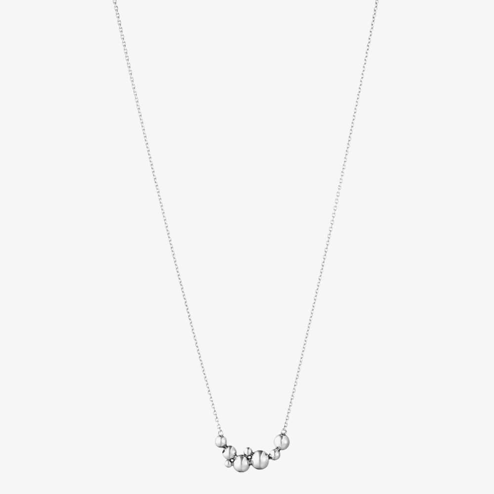 Georg Jensen Moonlight Grapes Sterling Silver Bead Necklace 20001204