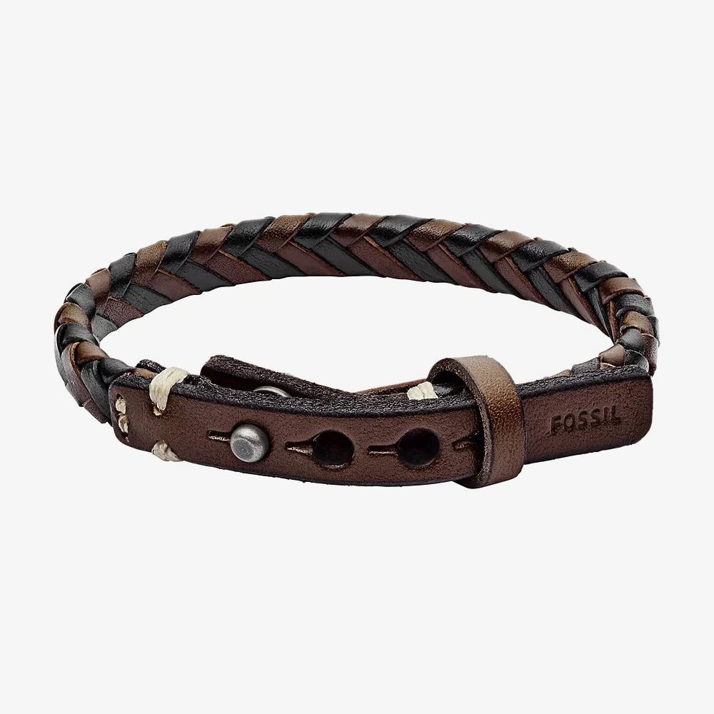 Fossil Bronson Vintage Casual Braided Bracelet JA5932716