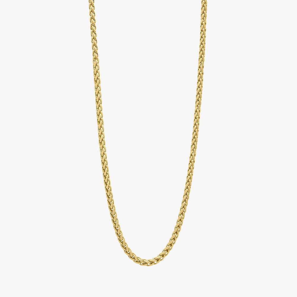 Fred Bennett Gold Plated Smaller Fit 18 Inch Wheat Chain N4747