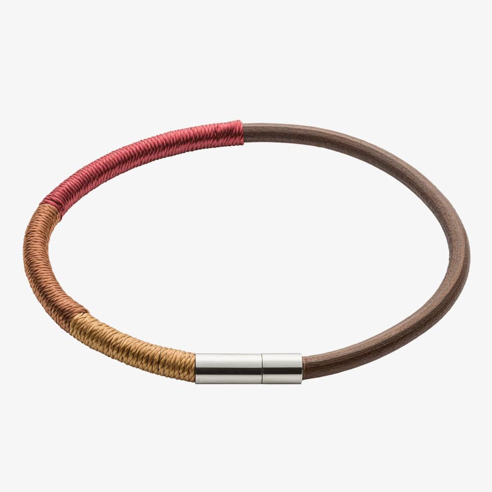 Fred Bennett Brown Thread Wrapped Cord Bracelet B5438Y