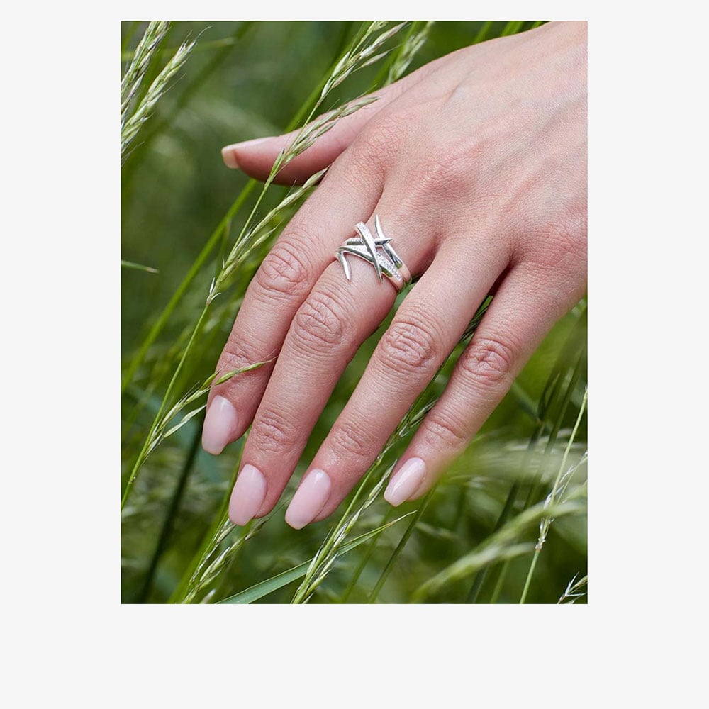 Kit Heath Entwine Helix Wrap Pavé Ring 10237CZ