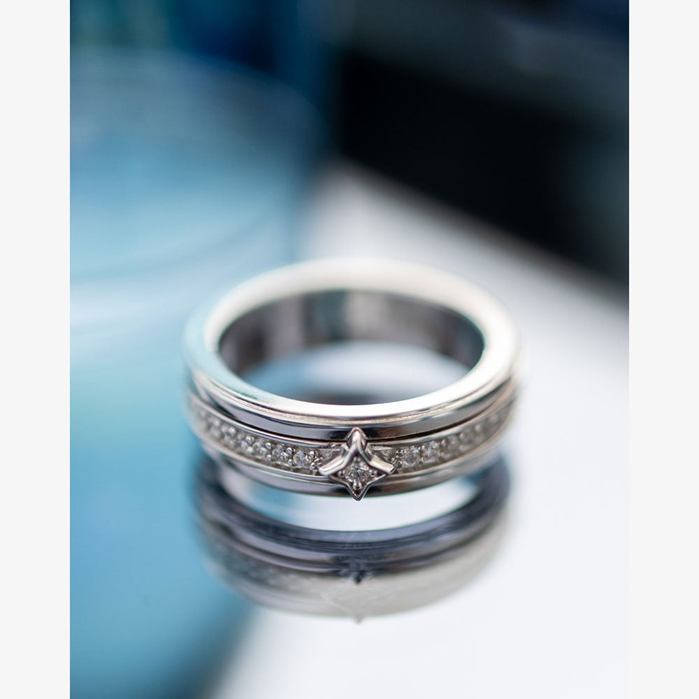 Kit Heath Céleste Astoria Starburst Spinner Ring 10496CZ