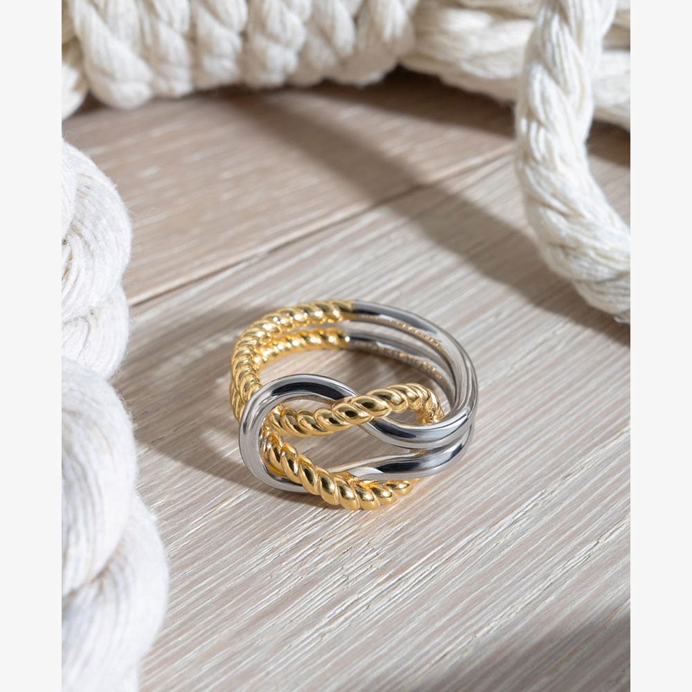 Kit Heath Marina Rope Knot Golden Ring 21071GRP