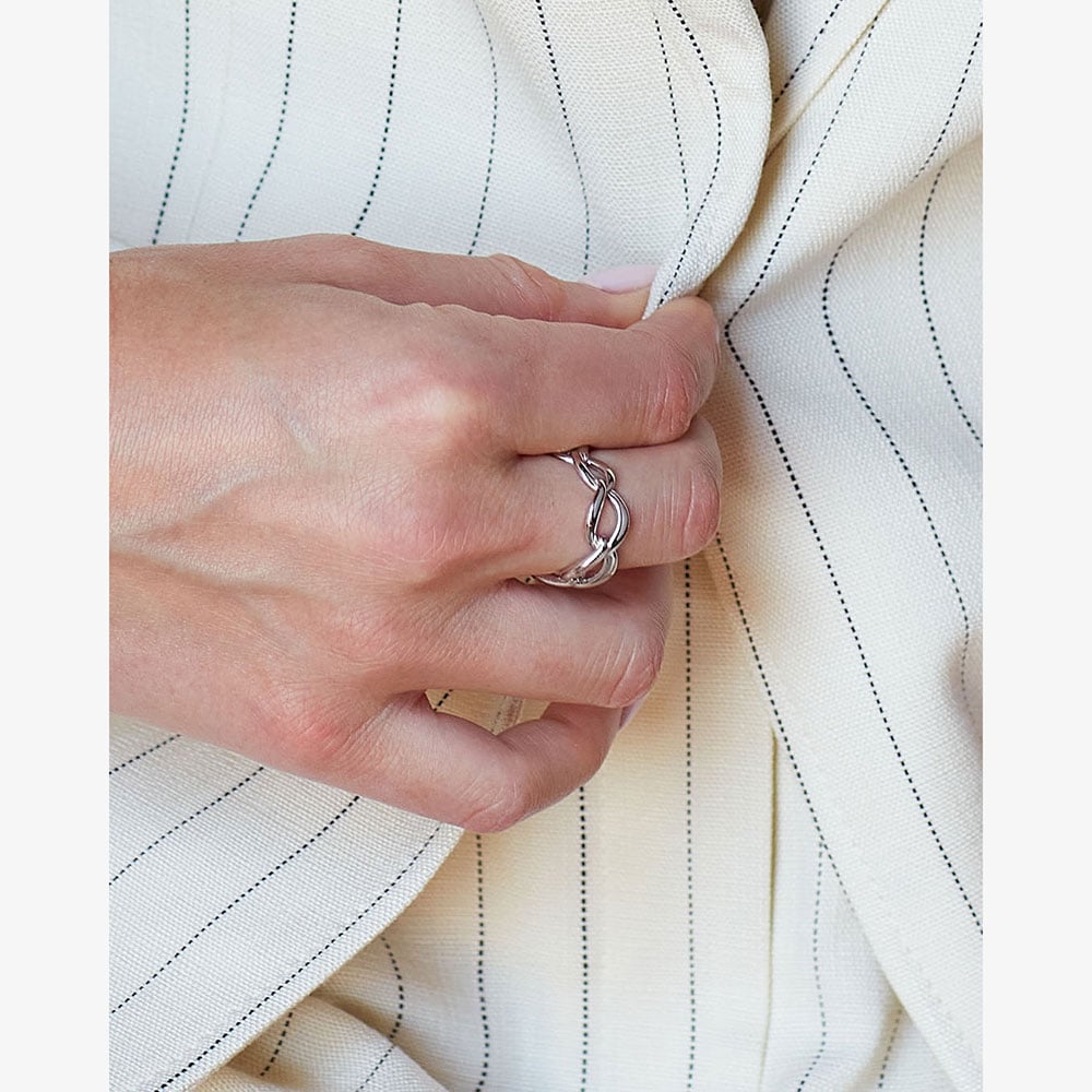 Kit Heath Entwine Twine Link Ring 21143RP