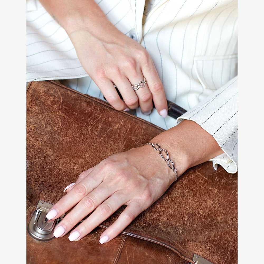 Kit Heath Entwine Twine Link Ring 21143RP