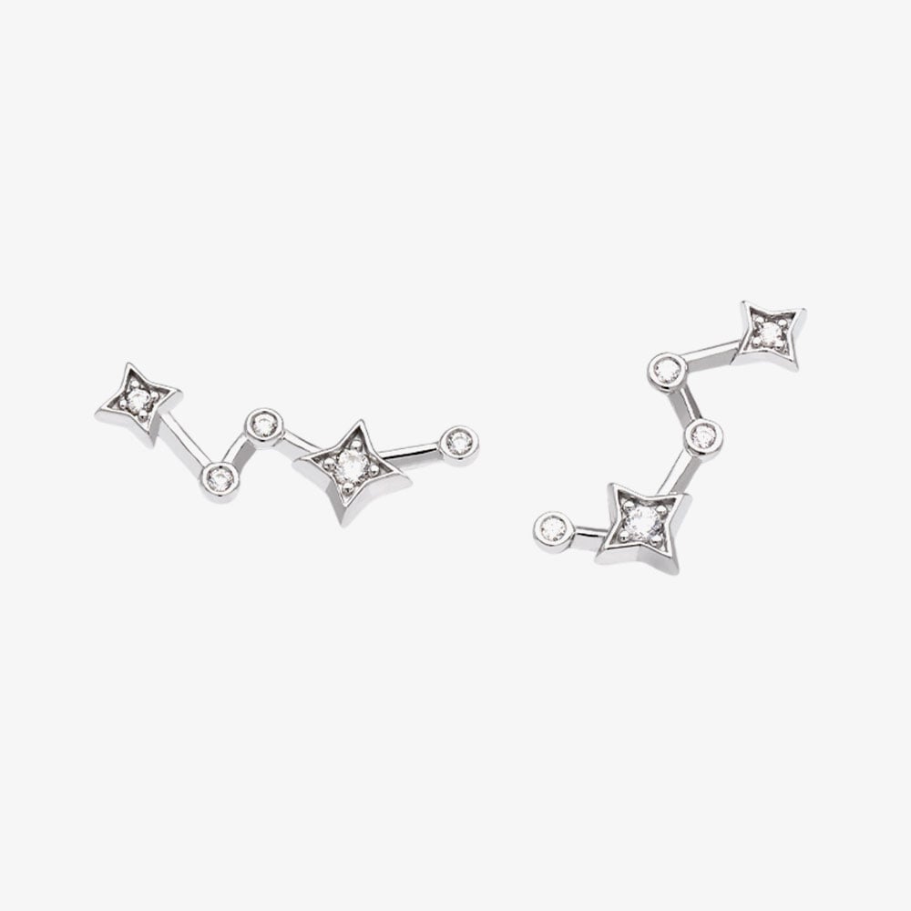 Kit Heath Céleste Constellation Mismatch Climber Stud Earrings 30471CZ