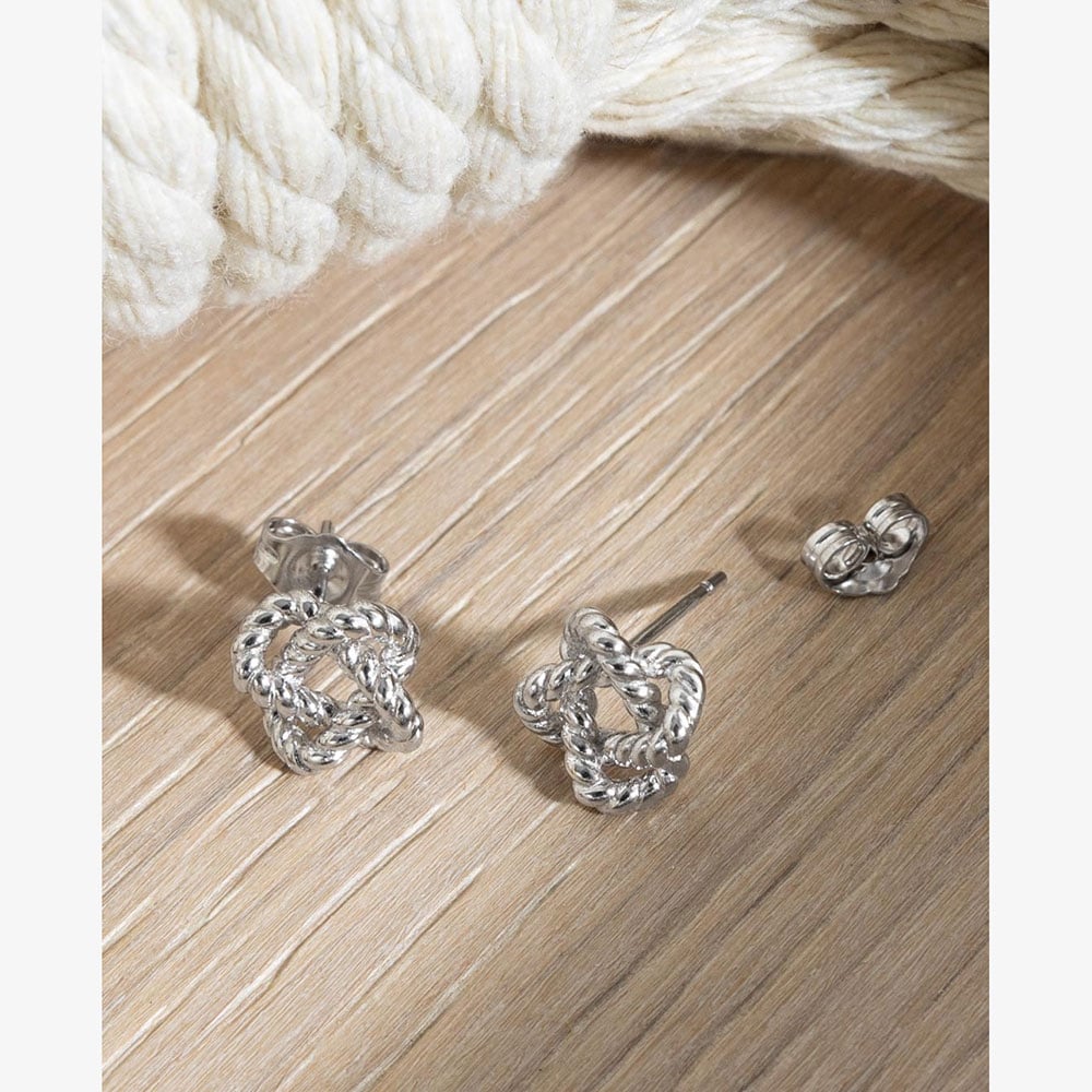 Kit Heath Marina Rope Knot Stud Earrings 41072RP