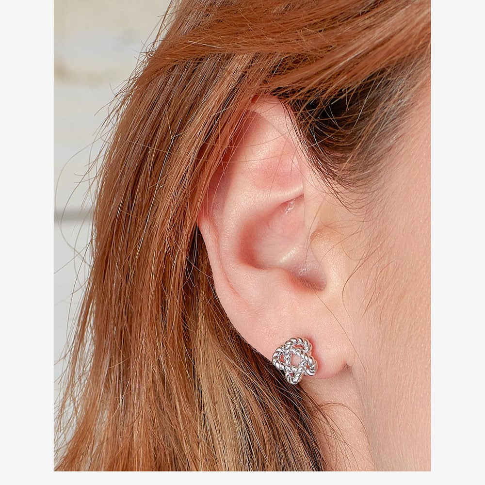 Kit Heath Marina Rope Knot Stud Earrings 41072RP