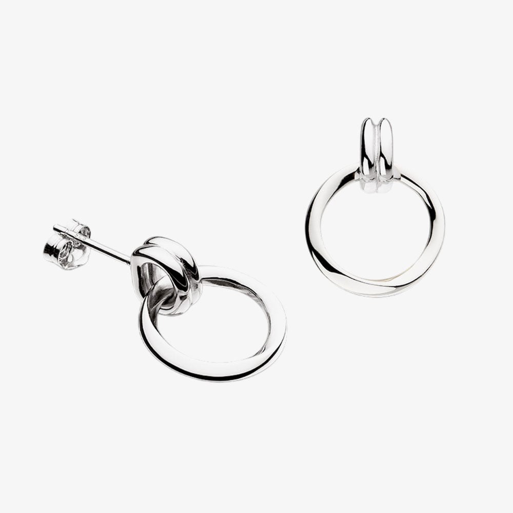 Kit Heath Bevel Unity Drop Stud Earrings 41172RP