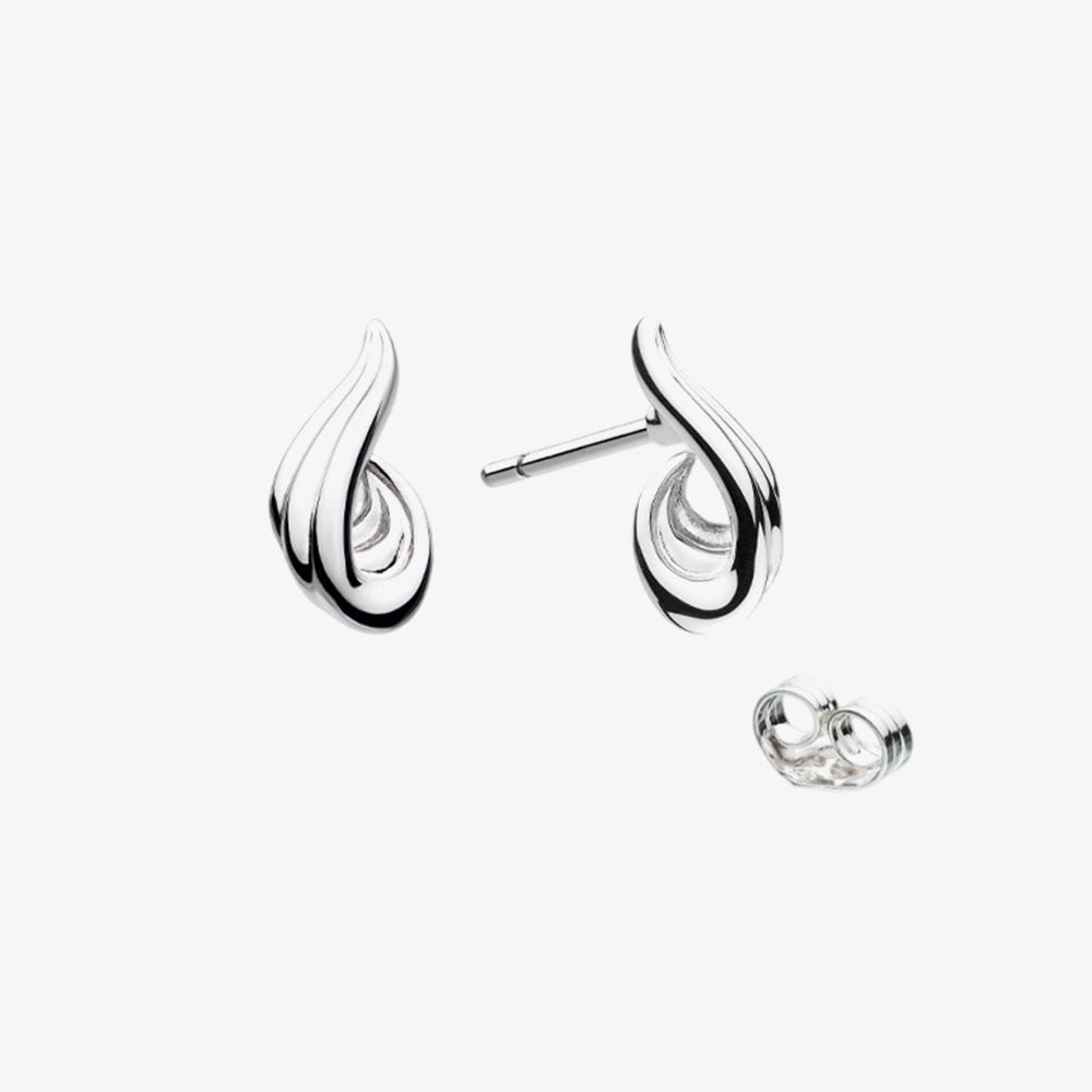 Kit Heath Océane Shell Wave Stud Earrings 41211RP