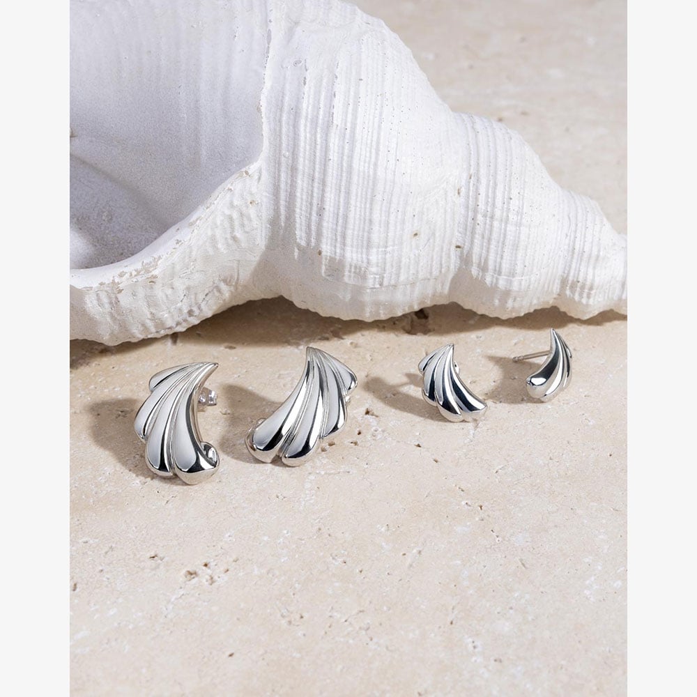 Kit Heath Océane Shell Echo Stud Earrings 41214RP
